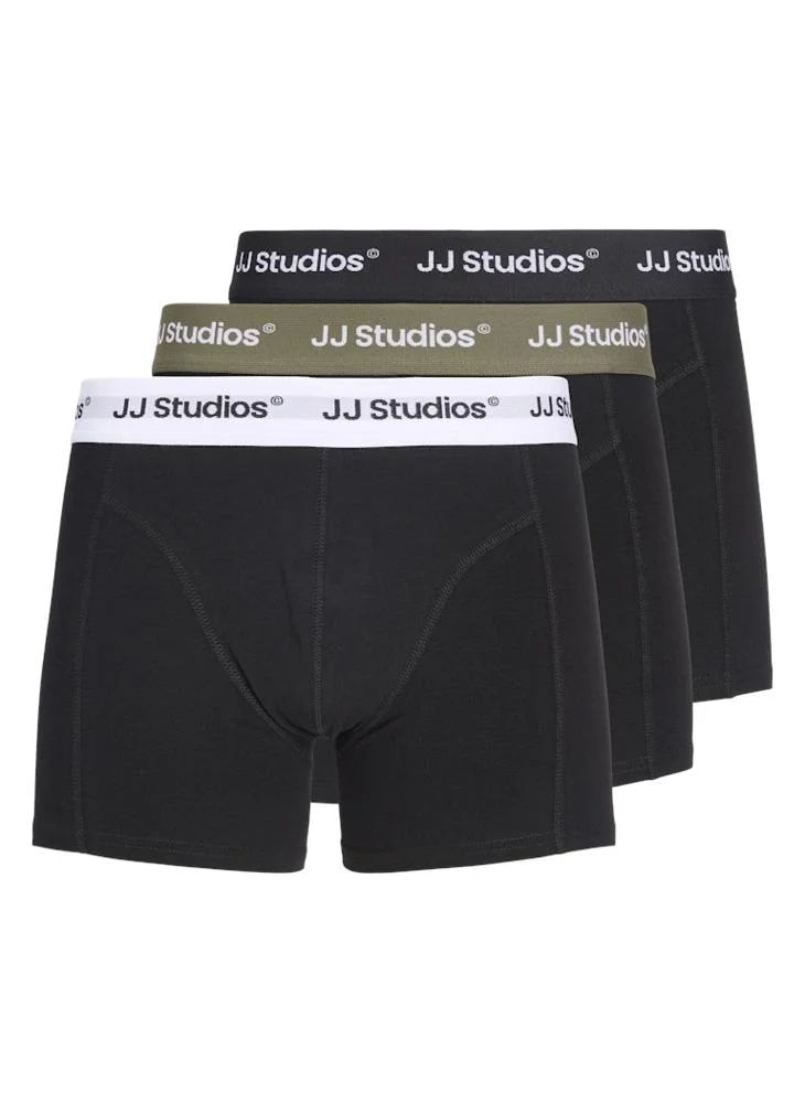 JACK & JONES 3 Pack Of Logo band Trunks